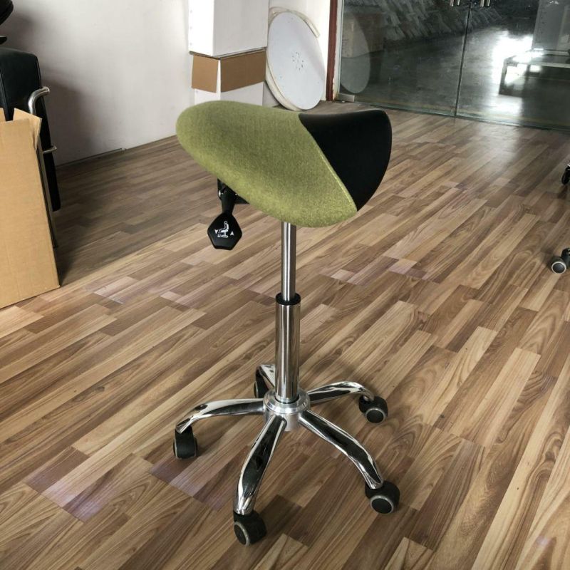 Specail Design Ergonomic Tilt Saddle Seat Stool Lab Chair