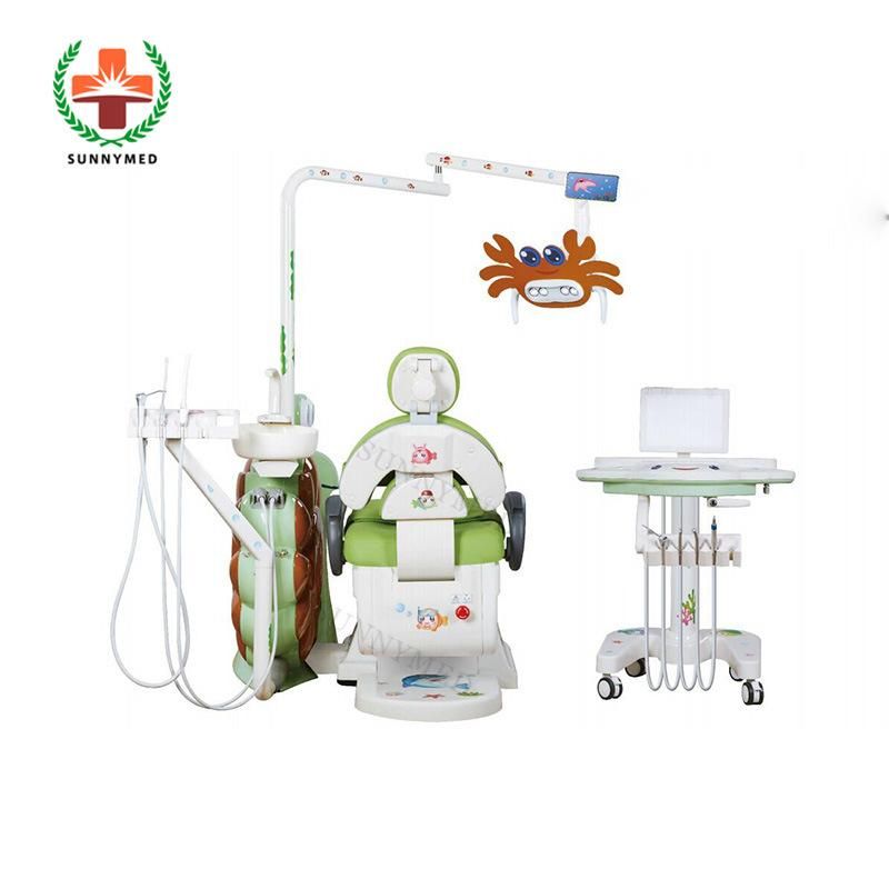 Sy-M001d Hot Sale Dental Equipment Lovely Snail Children Dental Chair Unit for Kids Clinic