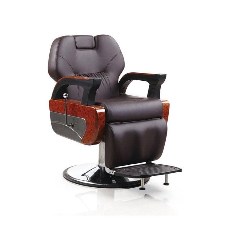 Hl-9238 Salon Barber Chair for Man or Woman with Stainless Steel Armrest and Aluminum Pedal