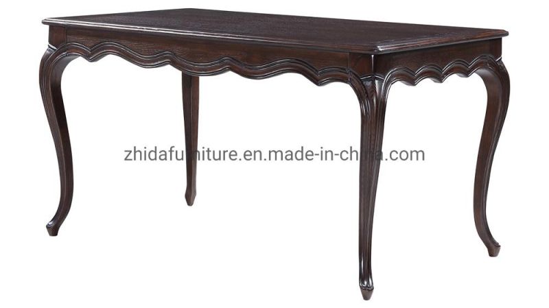 Living Room Modern Restaurant Dining Table Solid Wood Panel Dining Table