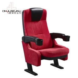 New Standard Red Fabric Folded Auditorium Hall Chair