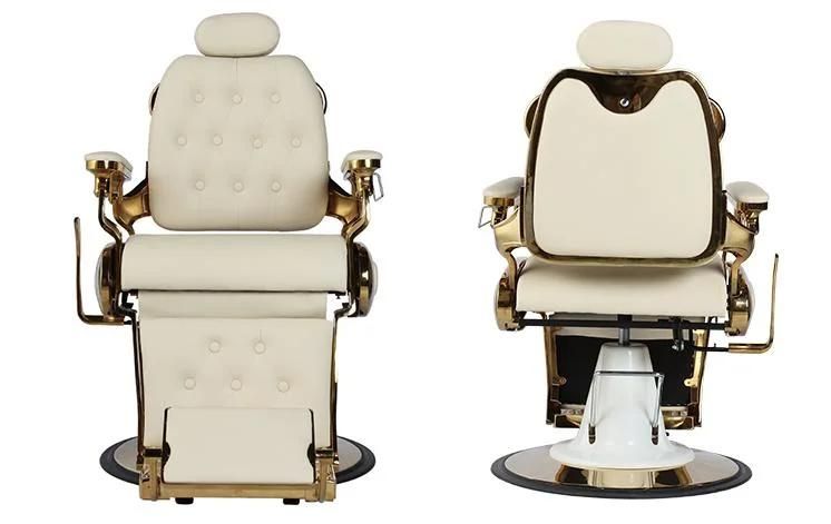 Hl-9255 Salon Barber Chair Hl-9244 for Man or Woman with Stainless Steel Armrest and Aluminum Pedal