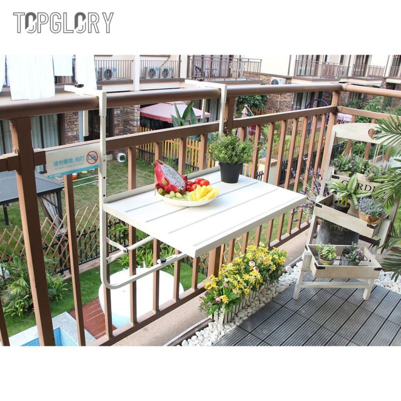 Balcony Flower Outdoor Living Room Flower Rack Flower Pot Rack Foldable Height Adjustable Flower Table