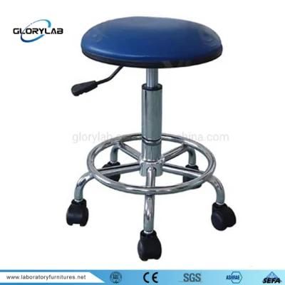 Typical Anti-Static Leather Lab Stool in Lab/Cleanroom (JH-ST038)