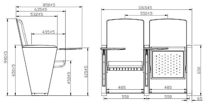 School Student Stadium Theater Cinema Church Audience Auditorium Seating