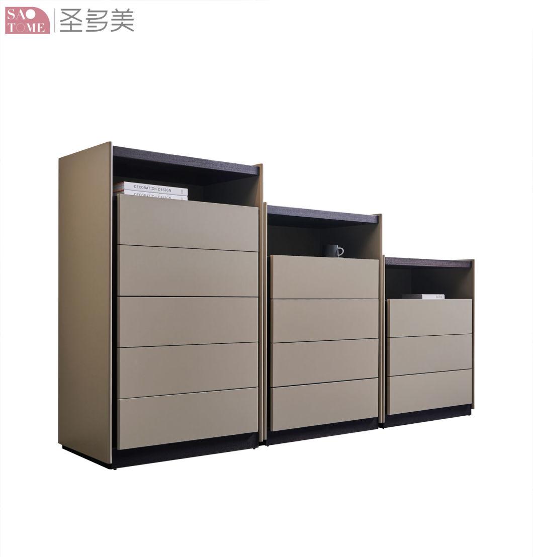 Modern Style Luxurious and Comfortable Leather Good Dining Cabinet