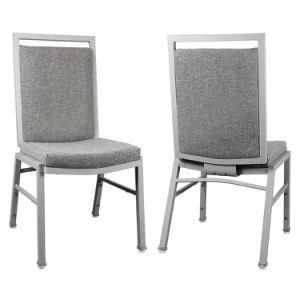 Manufacturer Stacking Metal Used Restaurant Dining Wave Back Chair
