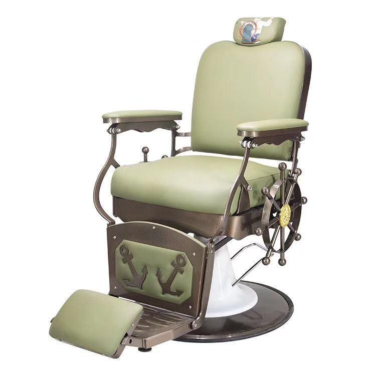 Hl-9268 Salon Barber Chair for Man or Woman with Stainless Steel Armrest and Aluminum Pedal
