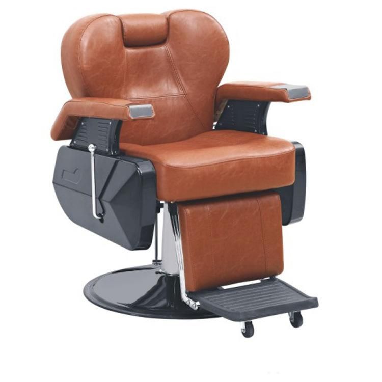 Hl-9209b Salon Barber Chair for Man or Woman with Stainless Steel Armrest and Aluminum Pedal