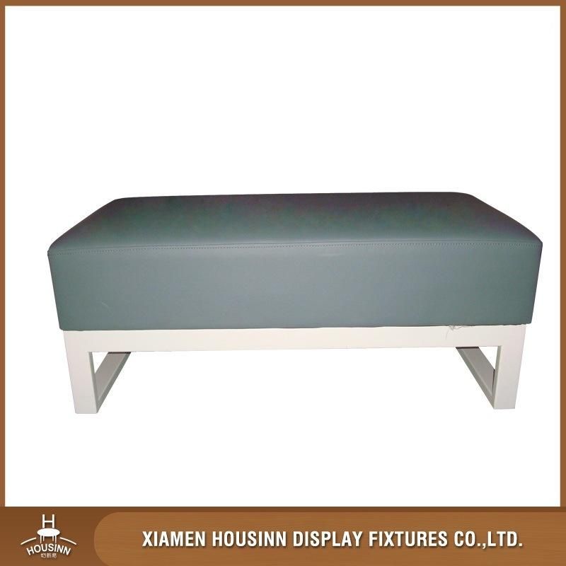 Shoe Bench Stool Leather Seat