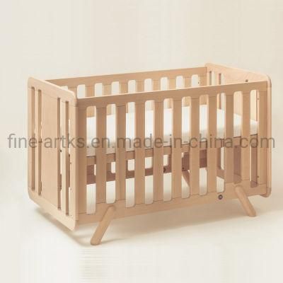 Simple Design New Born Baby Cot Adjustable Height Kids Playpen Crib