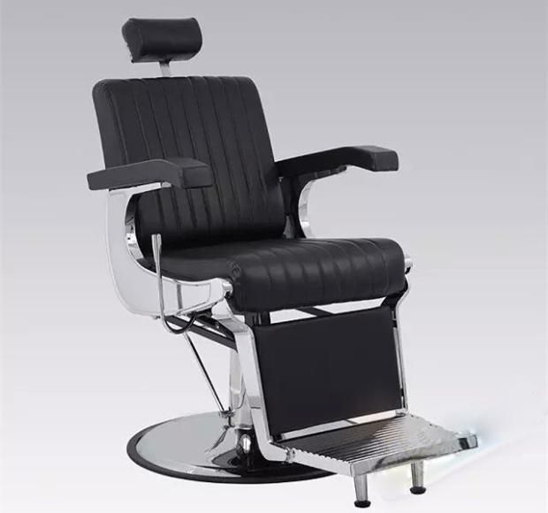 Hl-9304 Salon Barber Chair for Man or Woman with Stainless Steel Armrest and Aluminum Pedal