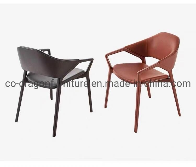 2022 Fashion Wooden Dining Chair with Leather for Home Furniture