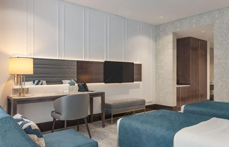 Modern Hilotn Hotel Room Furniture for 5 Star Bedroom Sets