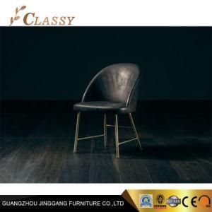 Classic Chair Design Black Leather Dining Room Chair