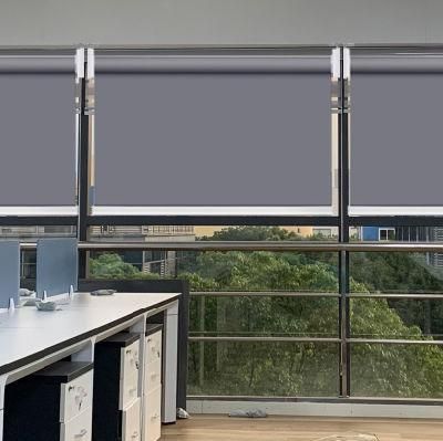 Fiberglass Curtain Fabric Roller Blinds with Flame Retardant, Tela Cortina