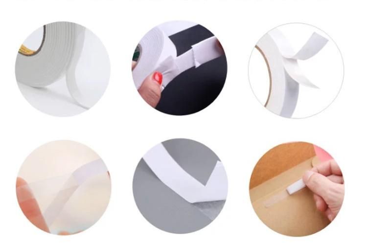 Factory Wholesales Heat Resistant Tissue Carrier 2 Side Black Adhesive Tape