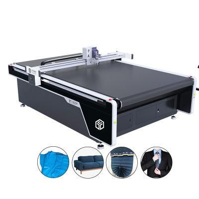 Jinan Yuchon Window Curtains/Blinds/Roller Blind/Zebra Blinds Automatic CNC Vibrating Knife Cutting Machine