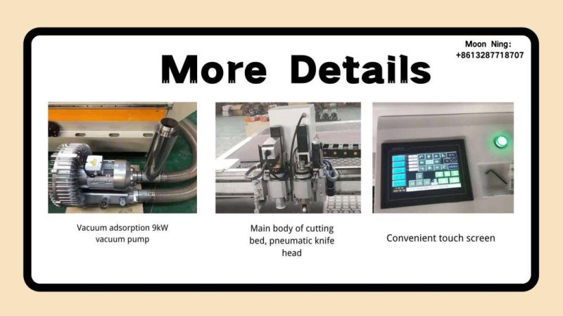 Hot Sale CNC Oscillating Knife Cutting Machine 1625 with Factory Price Vibrating Knife Cutting Machine for Leather