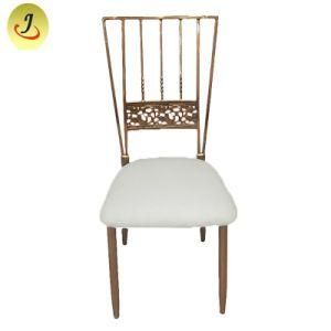 New Design Metal Chiavari Dining Chairs for Wedding Hotel Banquet Event