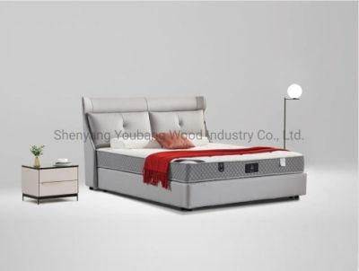 Premium Bedroom Furniture Letto Lit Bett King Size Bed Frame Italian Fancy Velvet Upholstered Bed Set Luxury Modern Double Beds