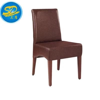 Anti Rusted Dirty High Quality PU Leather Hotel Dining Chair