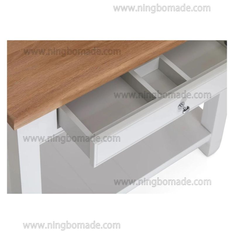 Understated Natural Timbers Furniture White Birch Base Natural Solid Ash Top Single Basin Wide Bathroom Table