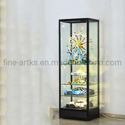 Factory Free Design High Quality Toy Display Showcase Exquisite Acrylic Floor Cabinet for Craft