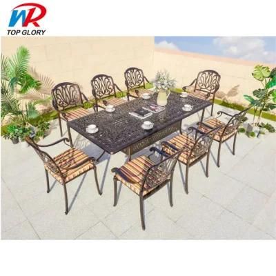 Hot Sale Patio Dining Garden Cast Aluminium Furniture