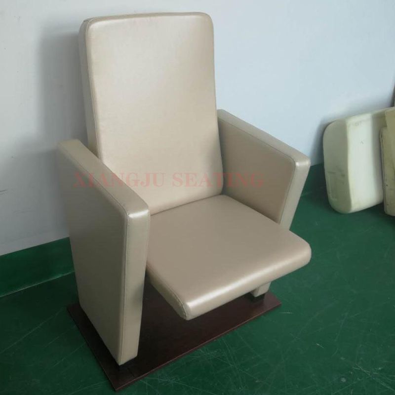 Cheap Price Wholesale Leather Theater Cinema Audience Seats Auditorium Seating Chair