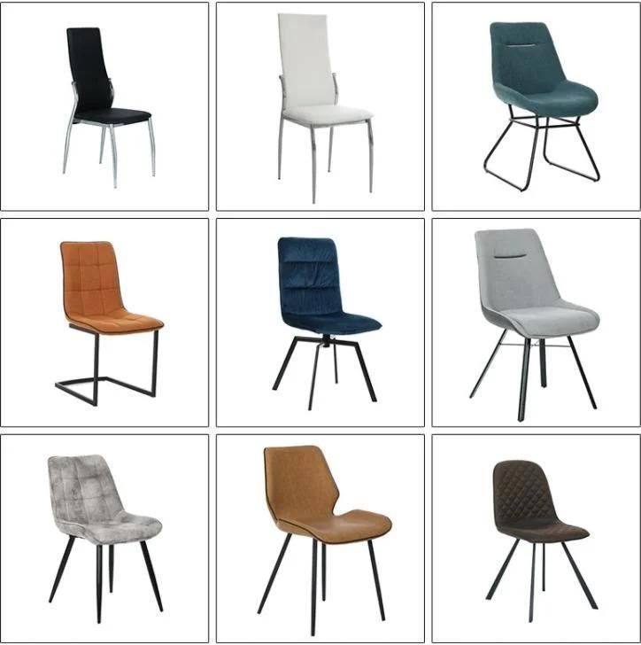 Wholesale Bar Furniture Fabric Coffee Bar Chair with Stool Metal Legs