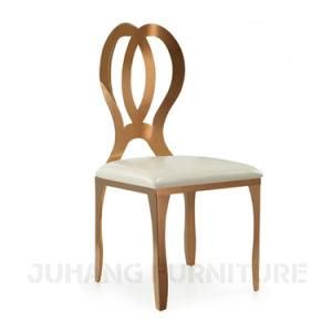 Stacking Hollow Back Stainless Steel Banquet Chair for Wedding (HM-K006)