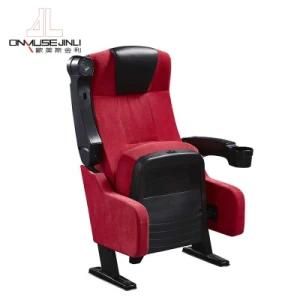 Plastic Shell Fabric Comfortable Movie Theater Seating