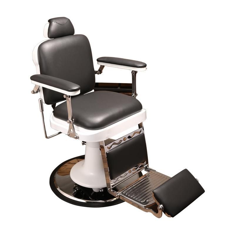 Hl-9293 Salon Barber Chair for Man or Woman with Stainless Steel Armrest and Aluminum Pedal