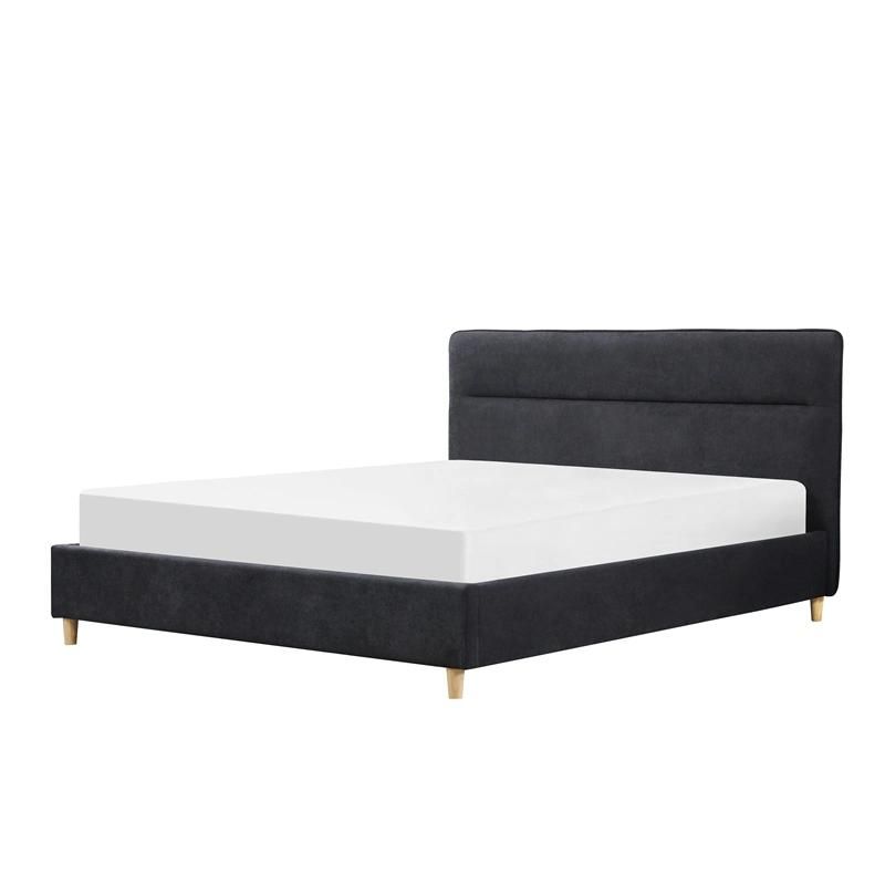 Modern Super Storage Pink Upholstered White Tufed Leather European Platform Luxury California Super King Bed