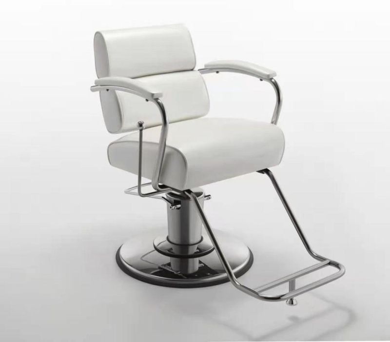 Hl-7264 Salon Barber Chair for Man or Woman with Stainless Steel Armrest and Aluminum Pedal