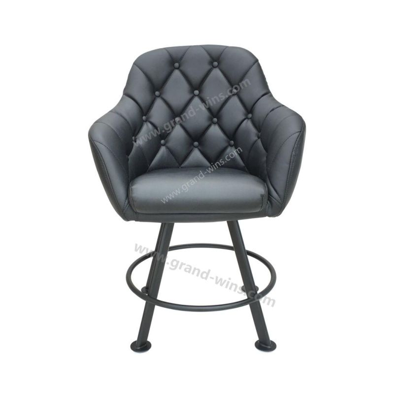 Macau Used Swivel Adjustable Height Bar Chairs for Casino