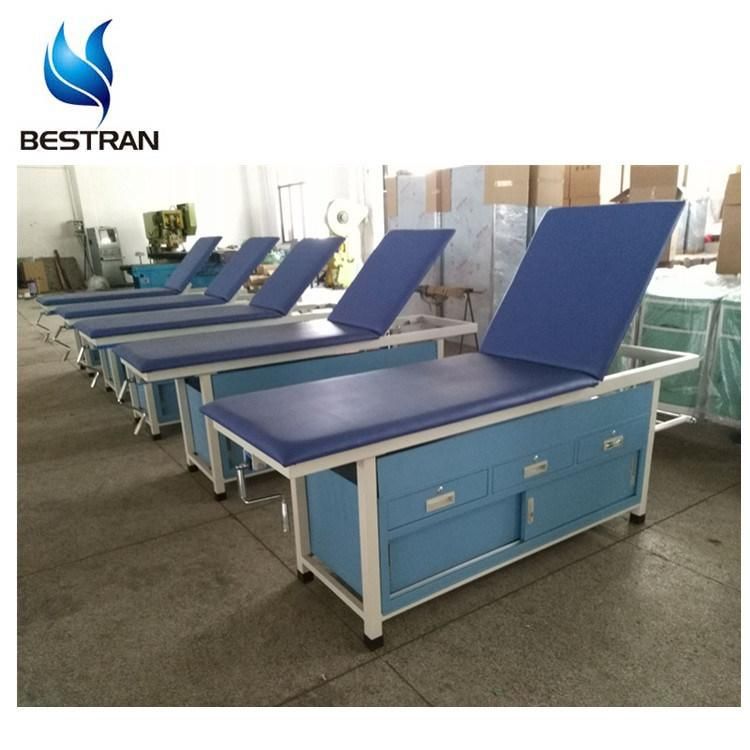 Hospital Two Sections Medical Patient Electric Examination Table