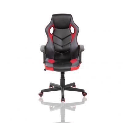 Wholesale Custom Wood Back Red Leather Adjustable Swivel Gaming Office Chair Wooden Branded Gaming Chair