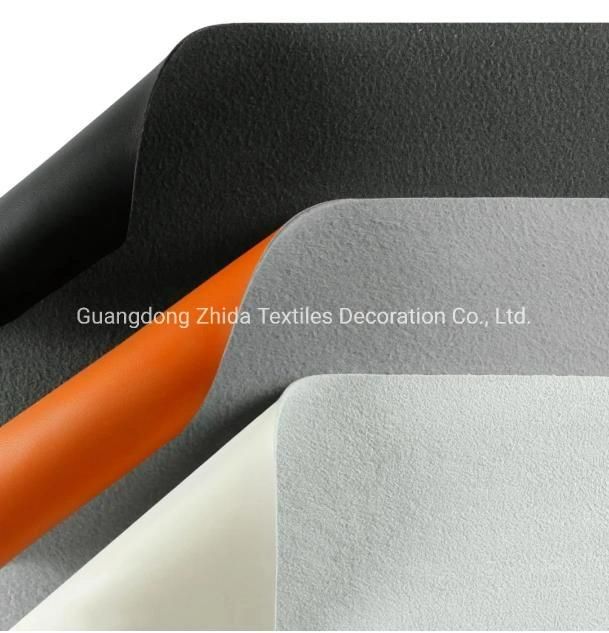 Tesla Hotel Use Silicon Fabric High Rub-Abrasive Sofa Leather