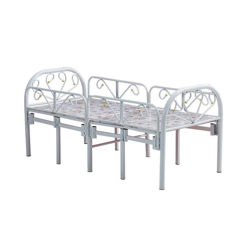 Single Folding Metal Bed Factory Direct Selling Steel Kids Bed