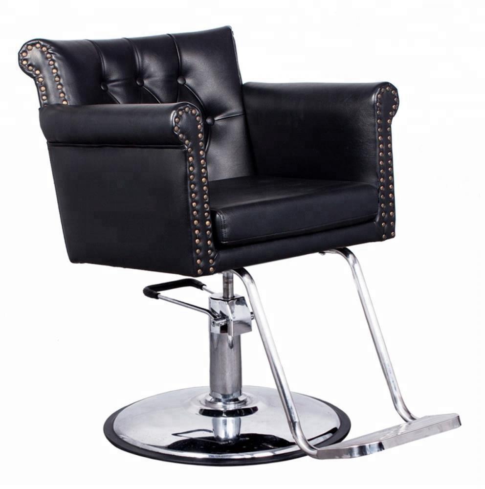 Hl-1180 Salon Barber Chair for Man or Woman with Stainless Steel Armrest and Aluminum Pedal