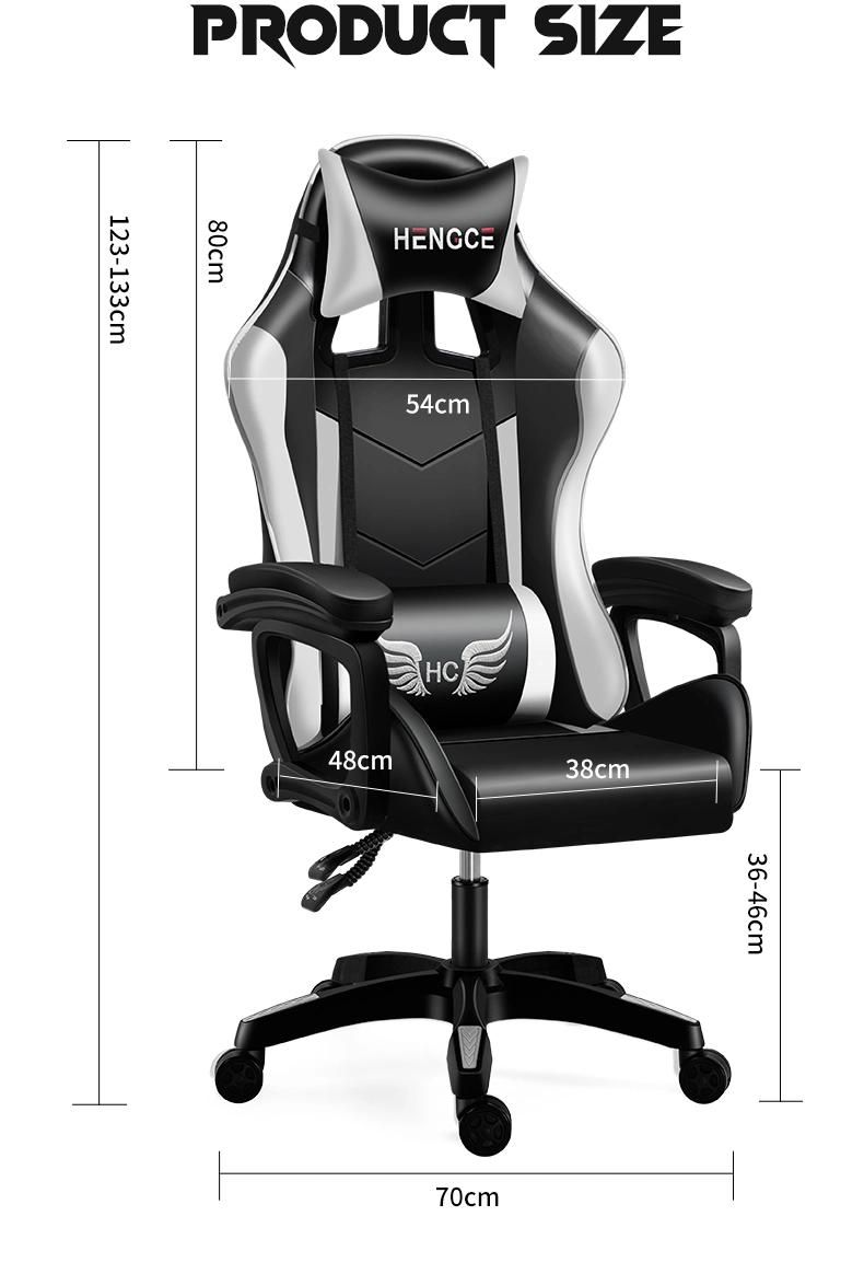 Custom China Supplier Cheap Height Adjustable CE Approval Recliner E-Sports Racing Gaming Chair