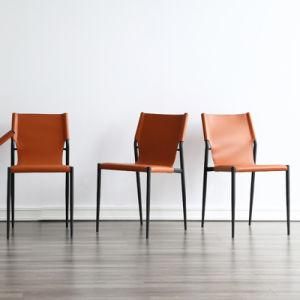New Design Modern Home Furniture Living Room European Metal Legs Dining Chair Wholesale
