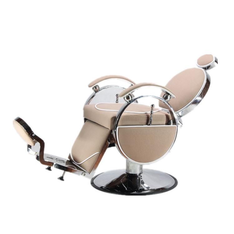 Hl- 9256 Salon Barber Chair for Man or Woman with Stainless Steel Armrest and Aluminum Pedal