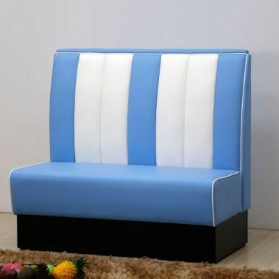 (SP-KS269-3) Blue Sofa Seating Restaurant Booth for Sale