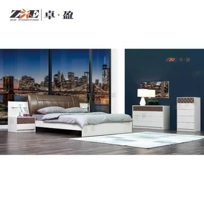 Modern Home Bedroom Guest Room Loose and Fixed Furniture Set Beds for Villa Apartment Resort House