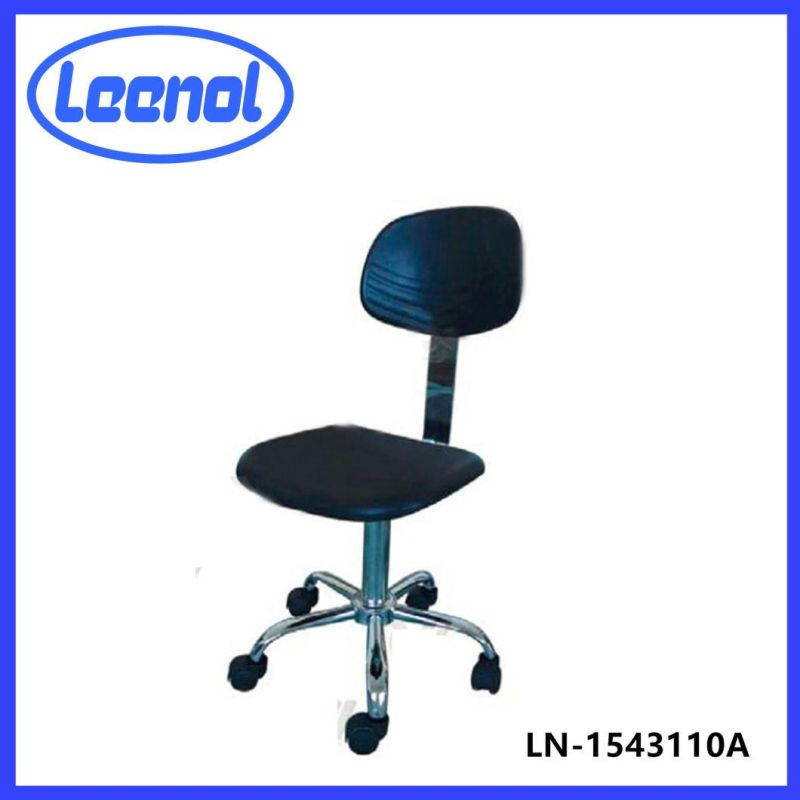 Hospital Vinyl Leather Antistatic Industrial ESD Chair with Wheel