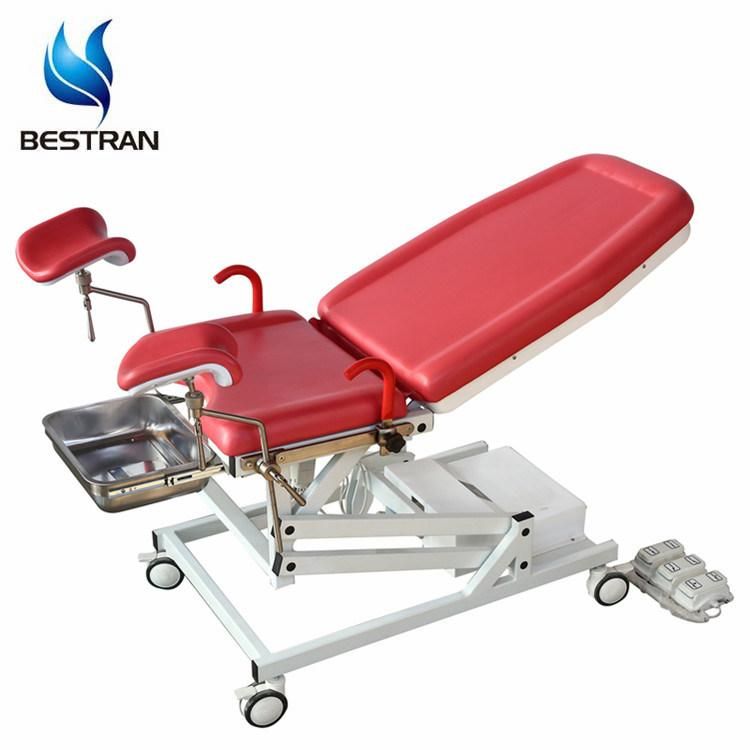 Bt-OE027 Cheap Hospital Manual Obstetric Surgical Bed Women Examination Table