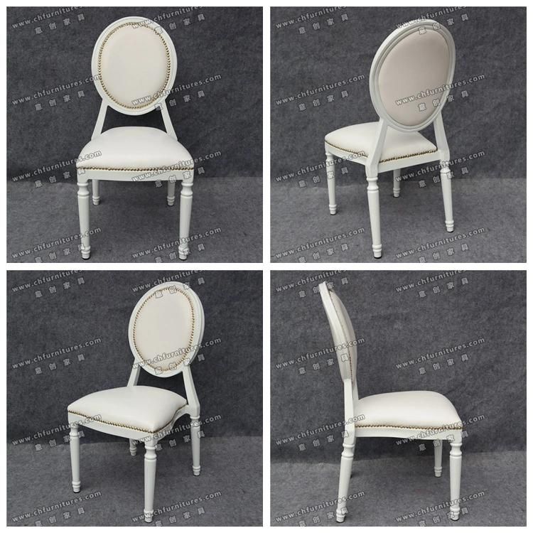 Yc-D126 Modern Round Back Good Garin Frame Hotel Dining Leather Banquet Chair